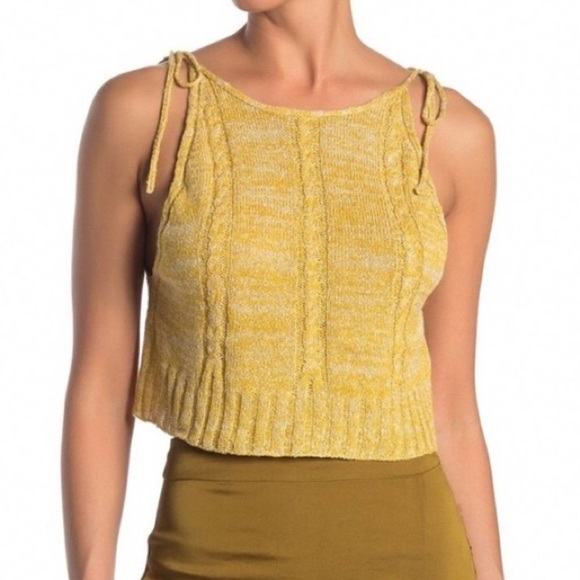 Free People Tops - Free People Bombshell Tank Top Yellow
